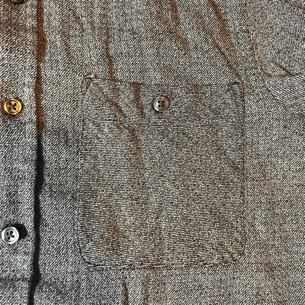 Banana Republic Slim Fit Button Down Shirt Mens Small Gray Long Sleeve‎
